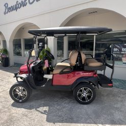 Alternative view of Club Car® 2027 Onward Candy Apple Red® 4 seater Gas Lifted