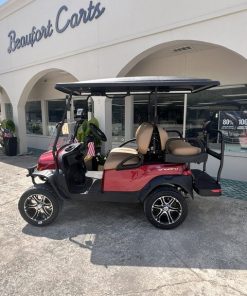 Alternative view of Club Car® 2027 Onward Candy Apple Red® 4 seater Gas Lifted